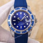 Swiss Quality Rolex Submariner Replica Citizen 8215 Watch Bucherer Blue Dial